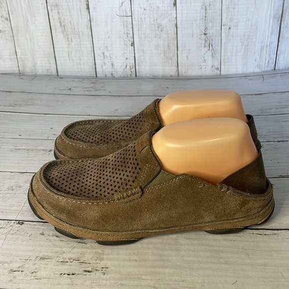 Unisex Olukai Moloa Kohana Drop-in Heel Loafer - Picture 10 of 16